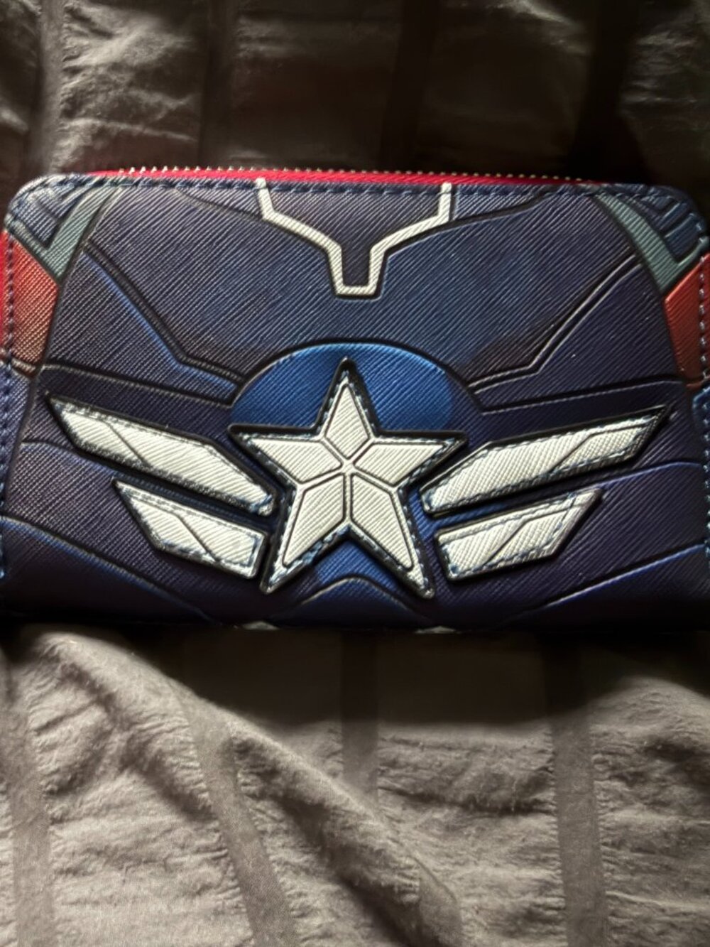 Marvel Captain America Cosplay Zip Around Loungefly Wallet